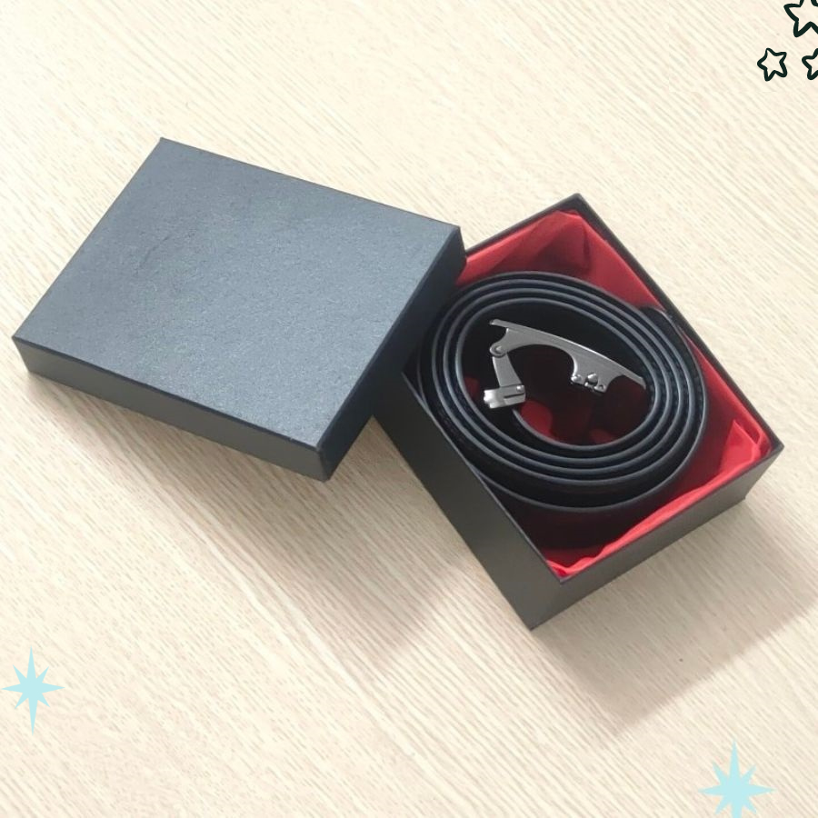 Thắt Lưng Nam Da Bò Khóa Tự Động Cao Cấp - Dây Nịt Nam Tặng Kèm Hộp -D06- shop 12