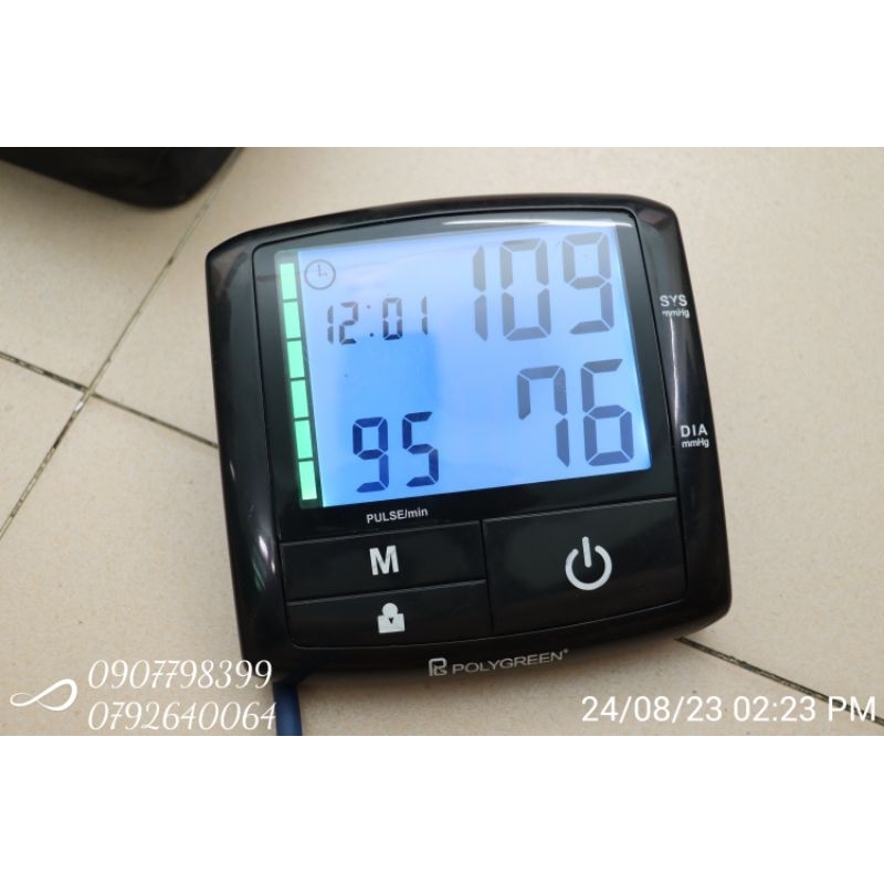 Máy đo huyết áp chính hãng Polygreen KP7770 lọai đeo bắp tay