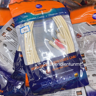 Dây cáp 3.5 ra av choseal 3m