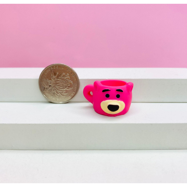 Mô hình cốc uống nước hình thú mini trang trí nhà búp bê, nhà mô hình OB11