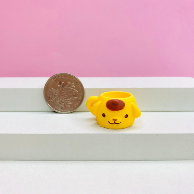 Mô hình cốc uống nước hình thú mini trang trí nhà búp bê, nhà mô hình OB11