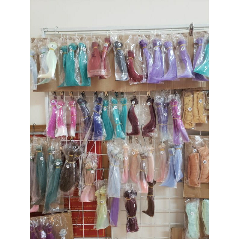 Tép Tóc Giả 15 Cm Dán Cho Búp Bê Chịu Nhiệt Độ Cao PVN4078