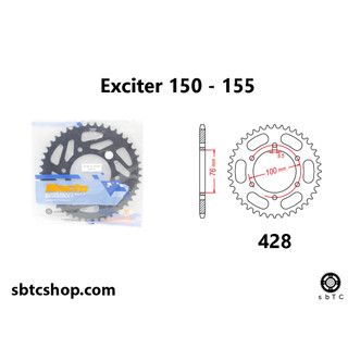 Dĩa recto 46 47 48 49 răng cho xe độ exciter 150 155 chính hãng