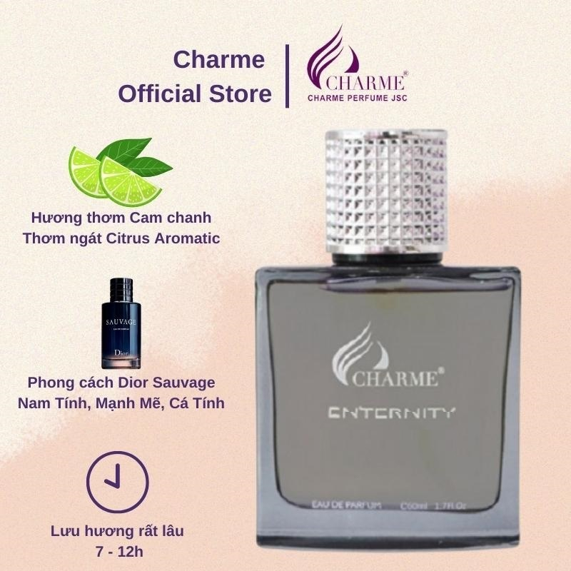 Nước hoa nam Charme Enternity Nam tính Mạnh mẽ Cá tính 10ml
