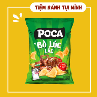 Bánh Snack Poca Bò Lúc Lắc, đồ ăn vặt