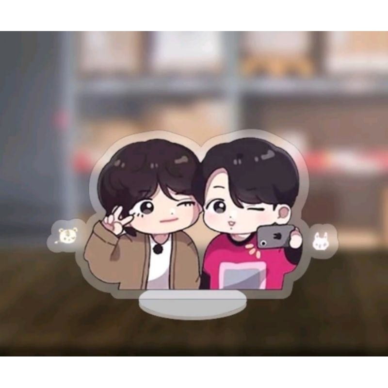 Standee của nhóm nhạc Bts , taekook