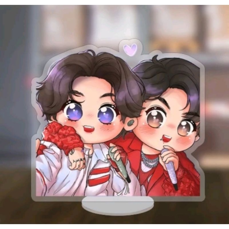 Standee của nhóm nhạc Bts , taekook