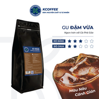 Combo 2 túi cà phê rang xay Robusta Arabica K-HO3 500G/Túi thương hiệu K Coffee