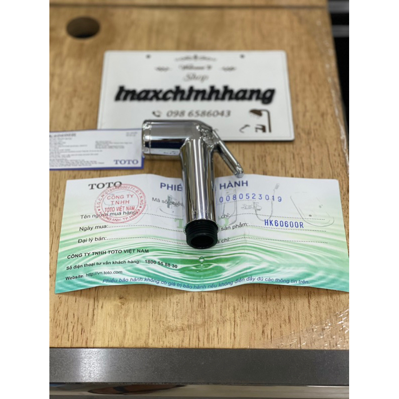 Đầu vòi xịt TOTO chính hãng 100% kèm phiếu bh chính hãng - hàng nhái hoàn lại tiền