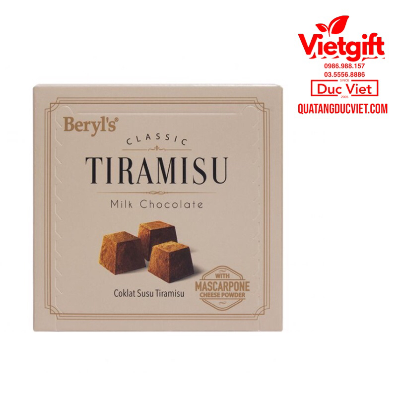 Socola Tiramisu 65G - socola tiramisu sữa mascarpone cheese
