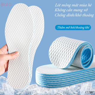 Lót giày cao su mềm thoáng khí,Lót thể thao mùa hè mỏng khử mùi thấm mồ hôi Nam Nữ 12280