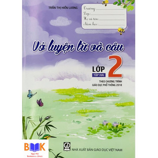 Sách -vở luyện từ và câu lớp 2 tập 2