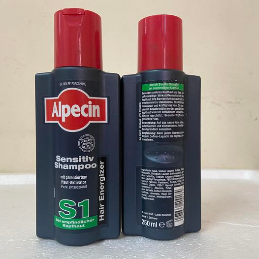 Hàng Đức DẦU GỘI Alpecin Sensitiv S1 dành cho da đầu nhạy cảm