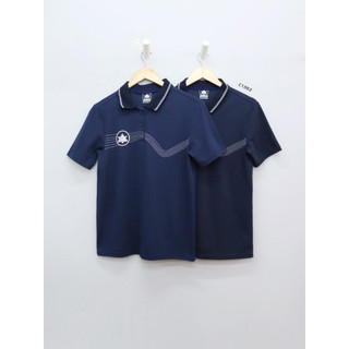 C1352 - Áo thun polo Luanvi cổ viền tay ngắn sọc ngang đứt