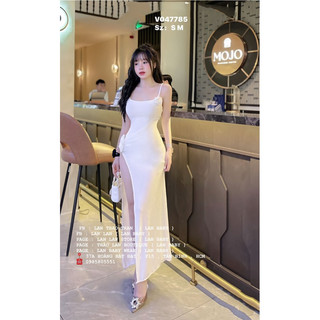 MAXI DÂY XẺ CAO ĐÍNH HOA