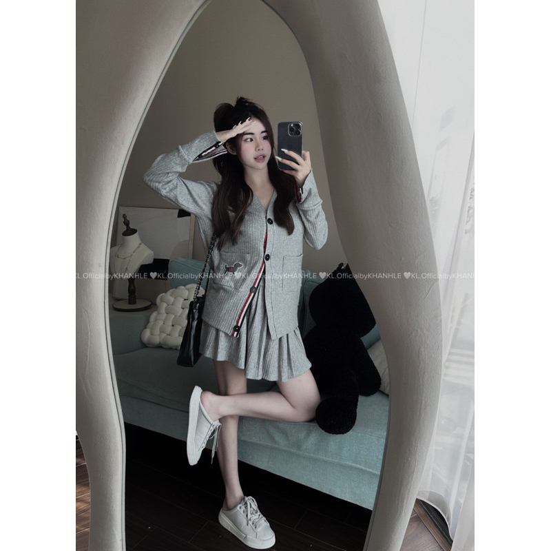 Set len thome kèm chân váy sang chảnh