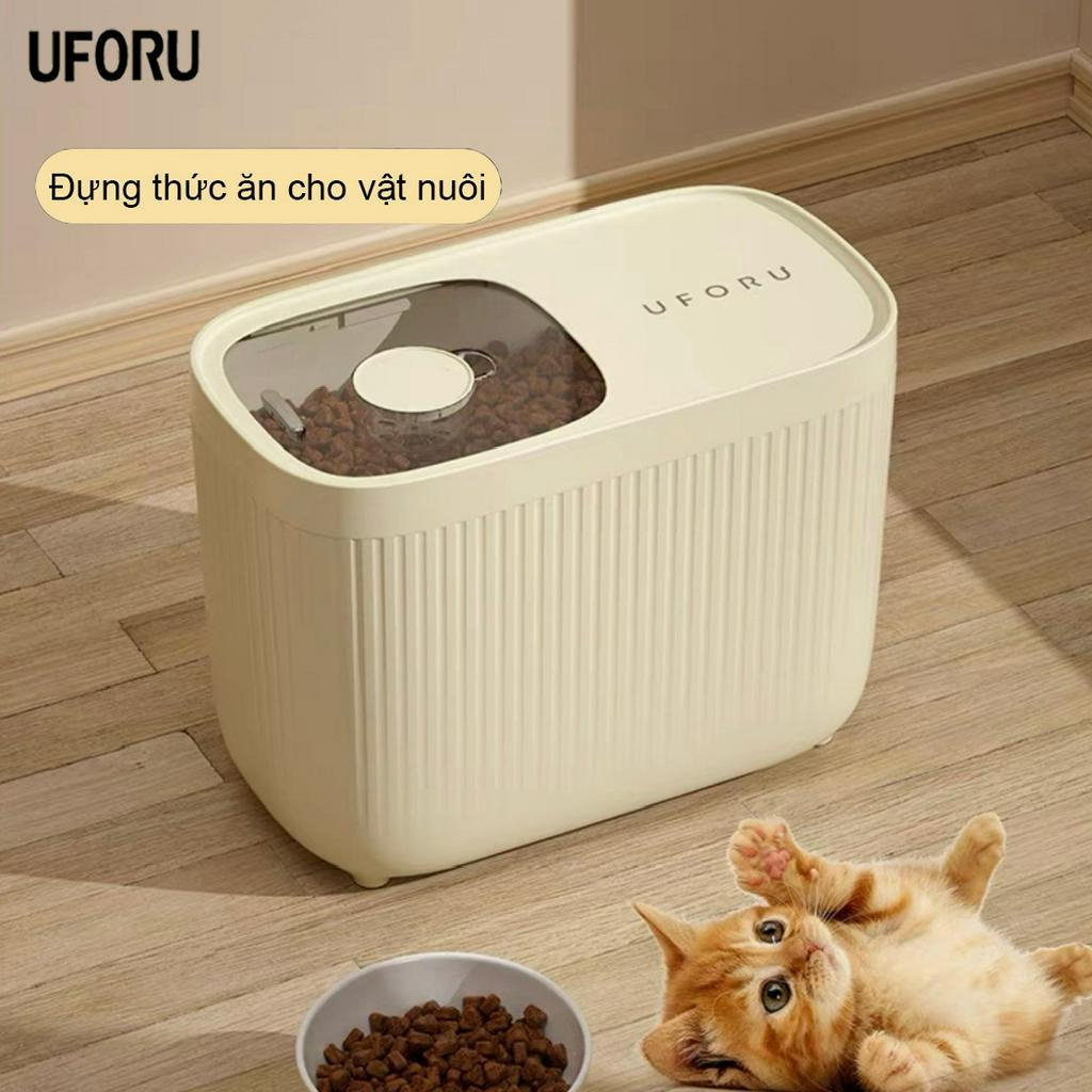 Thùng đựng gạo chống ấm, côn trùng, đựng đồ khô size 5/10/15kg sang trọng phong cách Bắc Âu UF309