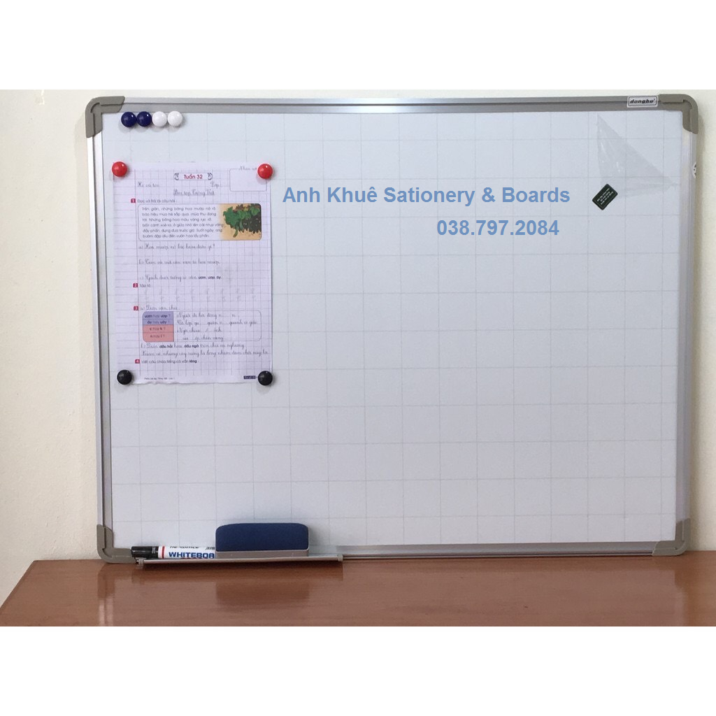 Bảng trắng Hàn Quốc Fooc Từ 40*60 cm