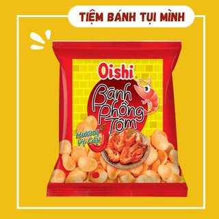 Bánh Snack Phồng Tôm Indo Chips cay 32g, đồ ăn vặt