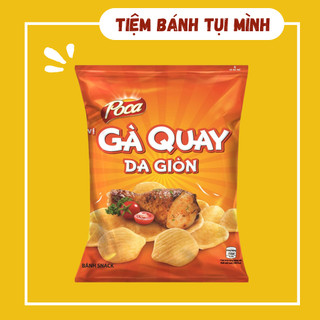 Bánh Snack Poca Vị Gà Quay Da Giòn, đồ ăn vặt