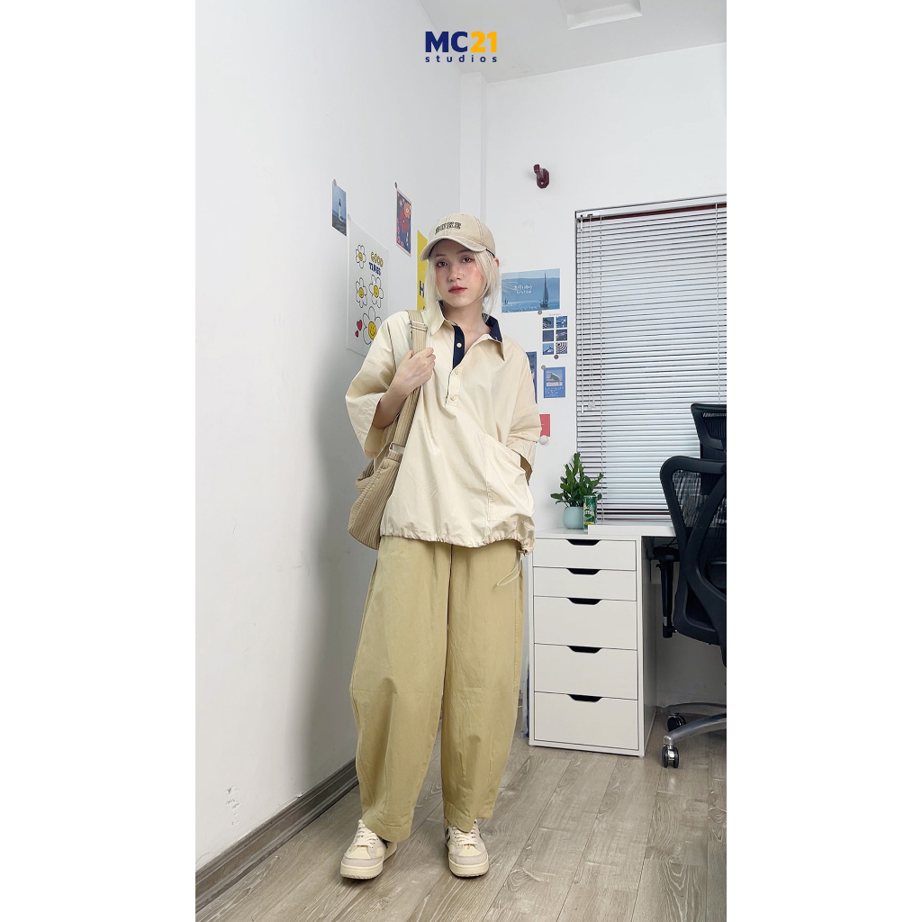 Túi đeo vai MC21.STUDIOS hoặc đeo chéo Unisex Ulzzang Streetwear Hàn Quốc chất dù xịn không bong tróc T3602