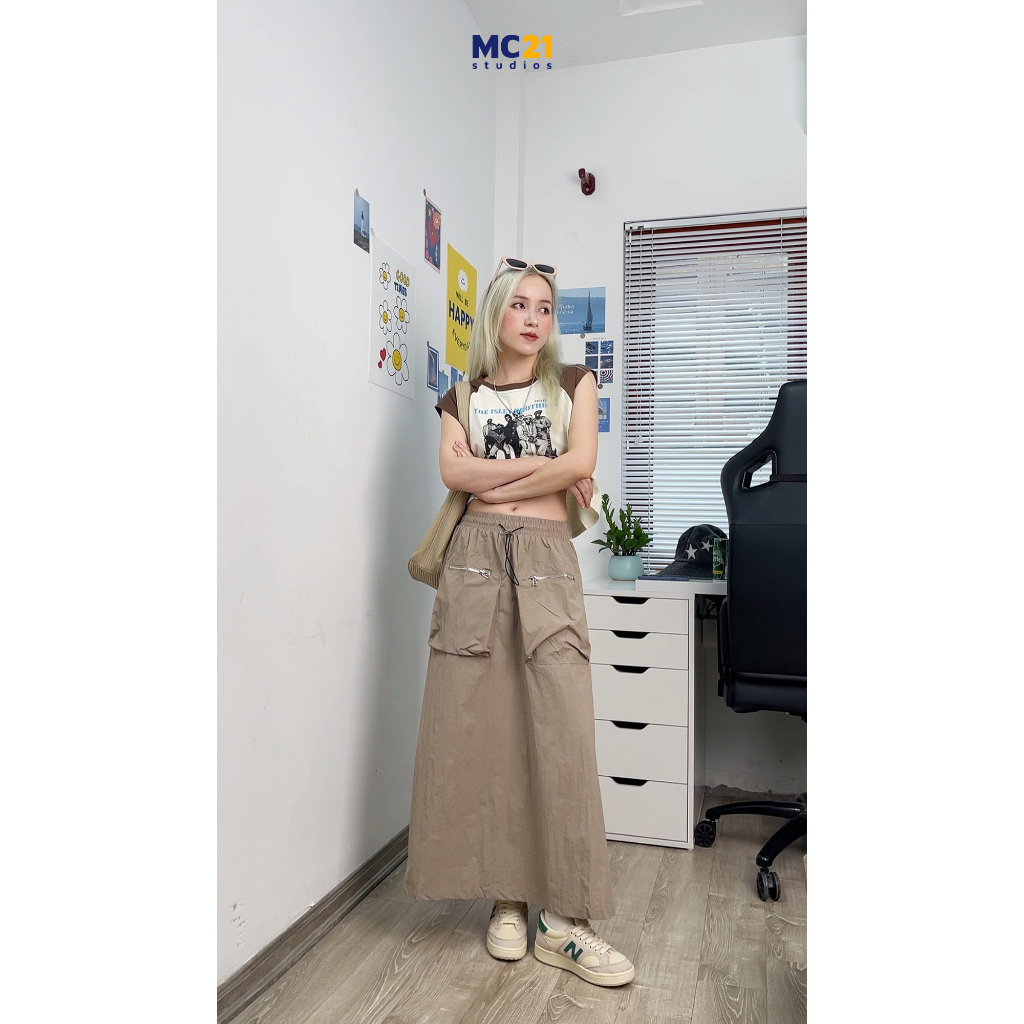 Túi đeo vai MC21.STUDIOS hoặc đeo chéo Unisex Ulzzang Streetwear Hàn Quốc chất dù xịn không bong tróc T3602