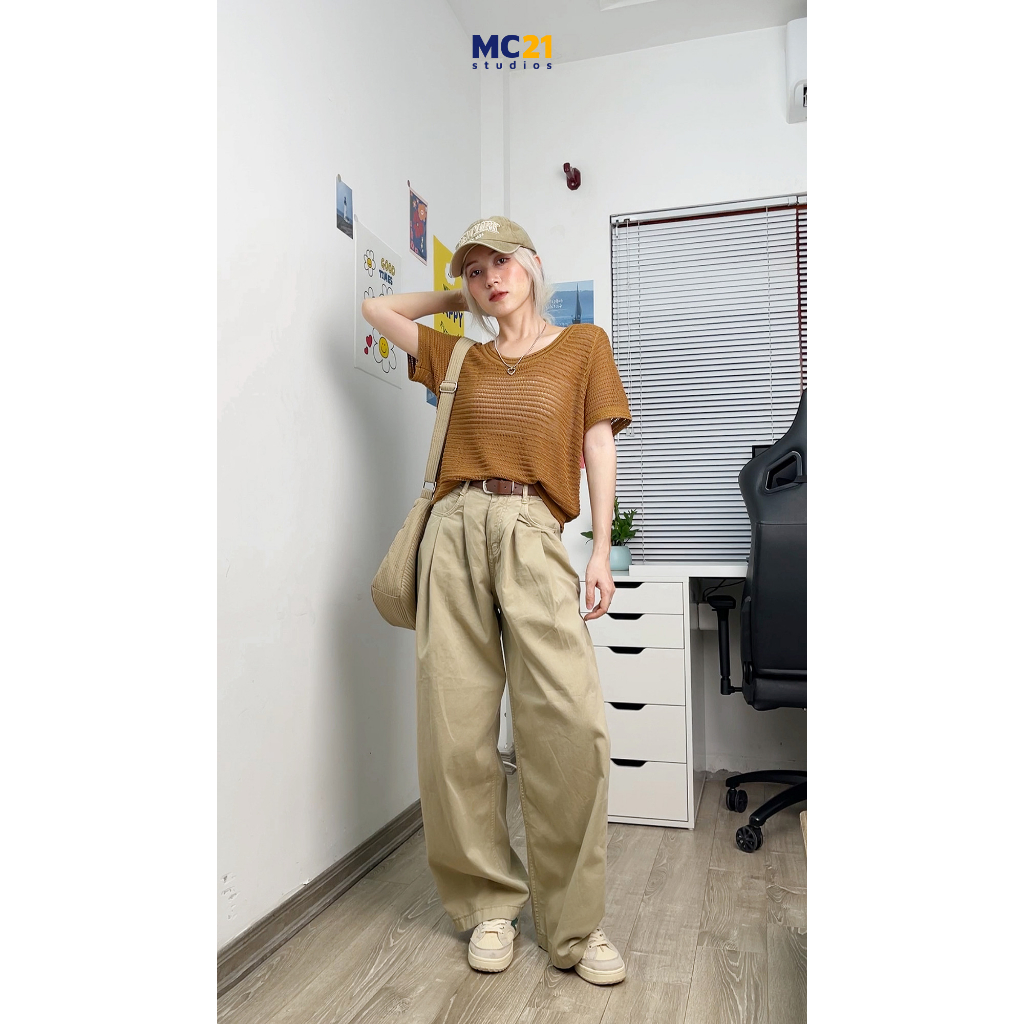 Túi đeo vai MC21.STUDIOS hoặc đeo chéo Unisex Ulzzang Streetwear Hàn Quốc chất dù xịn không bong tróc T3602