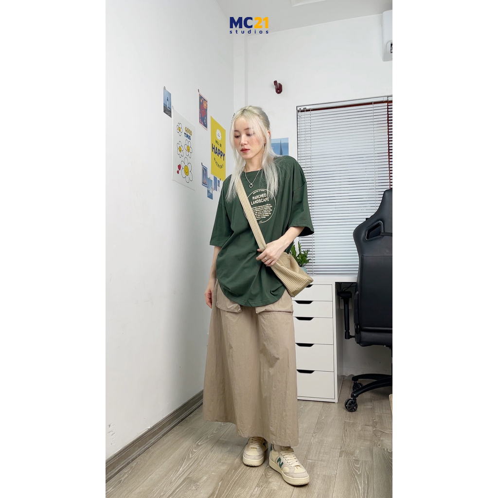 Túi đeo vai MC21.STUDIOS hoặc đeo chéo Unisex Ulzzang Streetwear Hàn Quốc chất dù xịn không bong tróc T3602