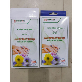 Hộp găng tay nilon hộp 100 chiếc