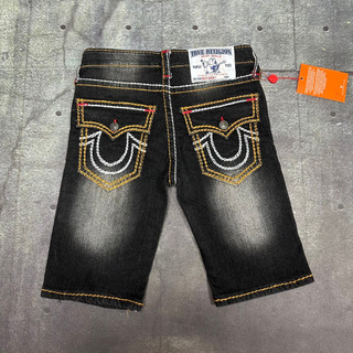 Quần sọt rock ông địa Jen chỉ nổi hàng 1.1 chuẩn Âu made in Mexico đen bạc xước