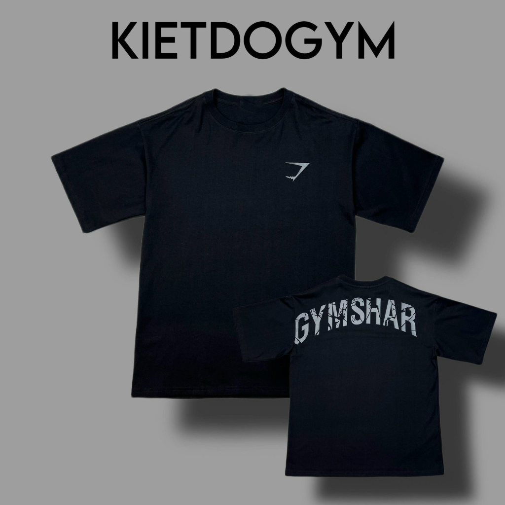 Áo Thun Gym Cotton Form Dáng Đẹp, Chất Co Giãn Thấm Hút Mồ Hôi, Logo In Đẹp