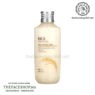 Sữa dưỡng gạo Rice Ceramide Moisturizing Emulsion The Face Shop