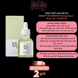 Tinh chất Beauty Of Joseon Calming Serum : Green tea + Panthenol