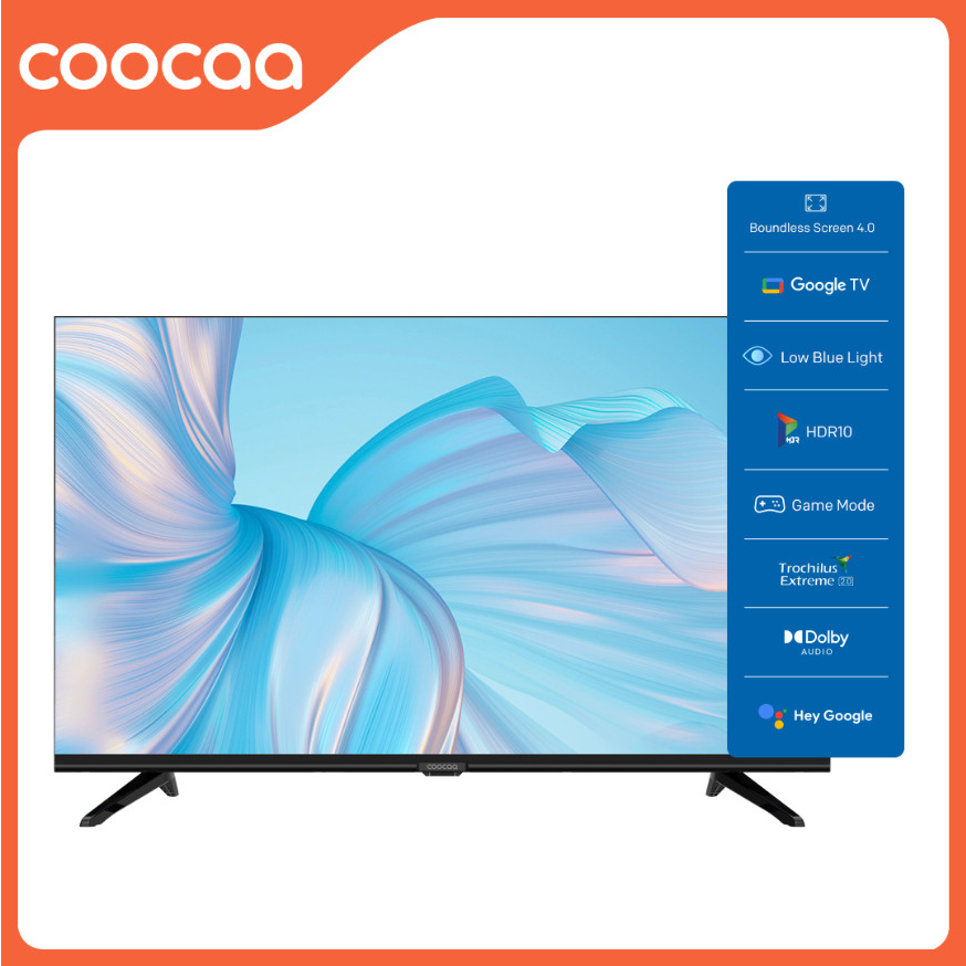 Tivi Coocaa 40 Inch - Model 40Z72 - Smart Google Tivi Full HD - Công Nghệ Tràn Viền Vô Cực