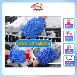 Bao tay rửa xe siêu mềm siêu thấm hút tốt chuyên dụng cho xe ô tô, xe máy, vệ sinh nhà cửa...