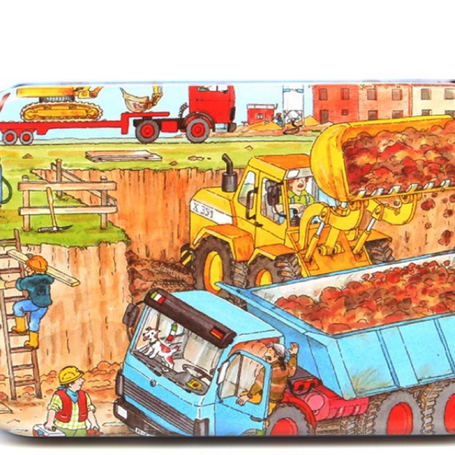 Combo 10 Hộp Ghép Hình Puzzle 60 Miếng Hộp Sắt Chủ Đề Ngẫu Nhiên