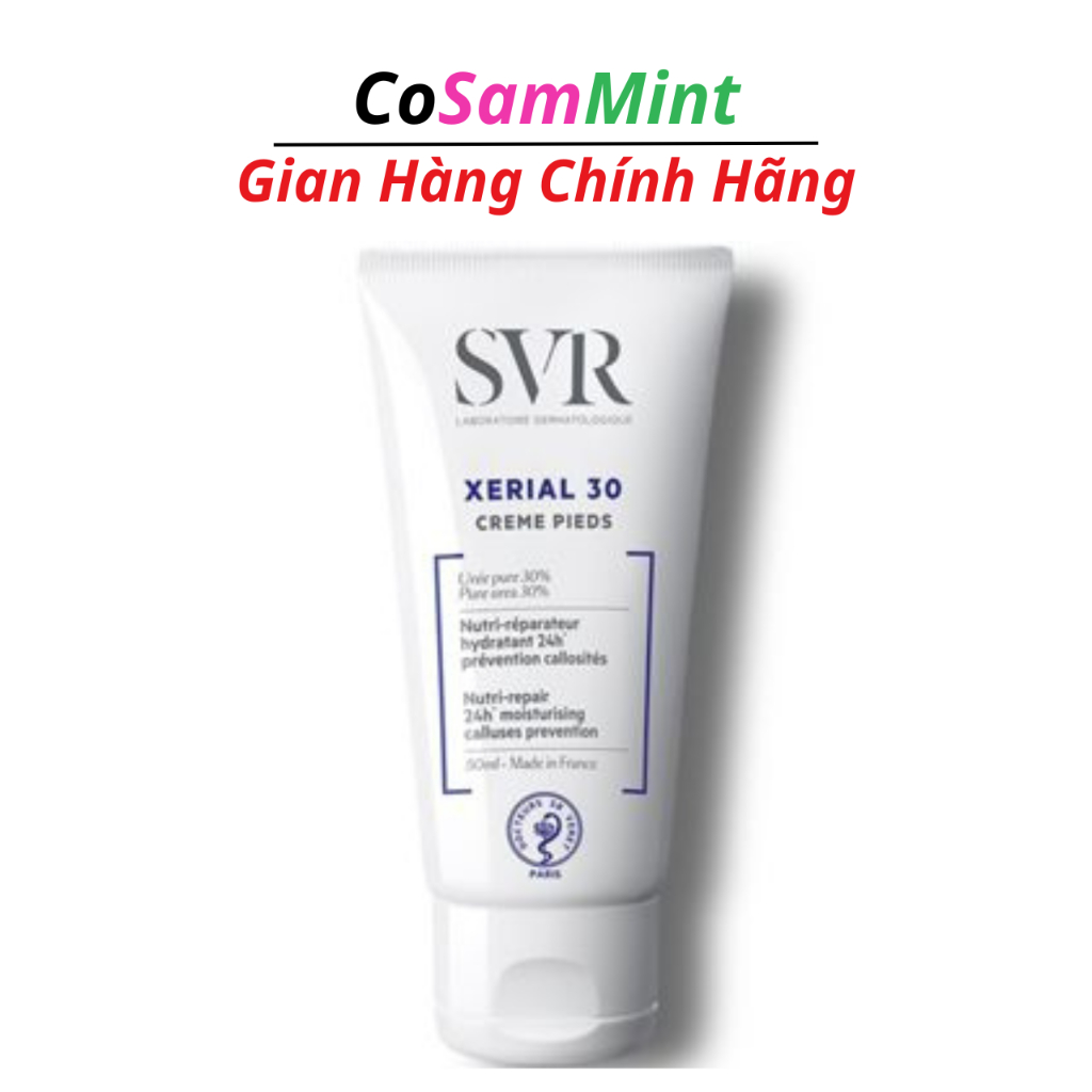 Kem dưỡng SVR XERIAL 30 dành cho da rất khô và nứt nẻ ở bàn chân 50ml