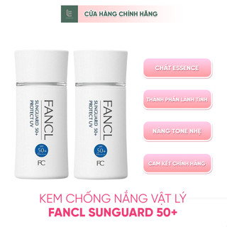 Kem Chống Nắng Trắng Da Nhật Bản FANCL Sunguard 50+ Protect UV PA+ Lành Tính Cho Mẹ Bầu Và Sau Sinh