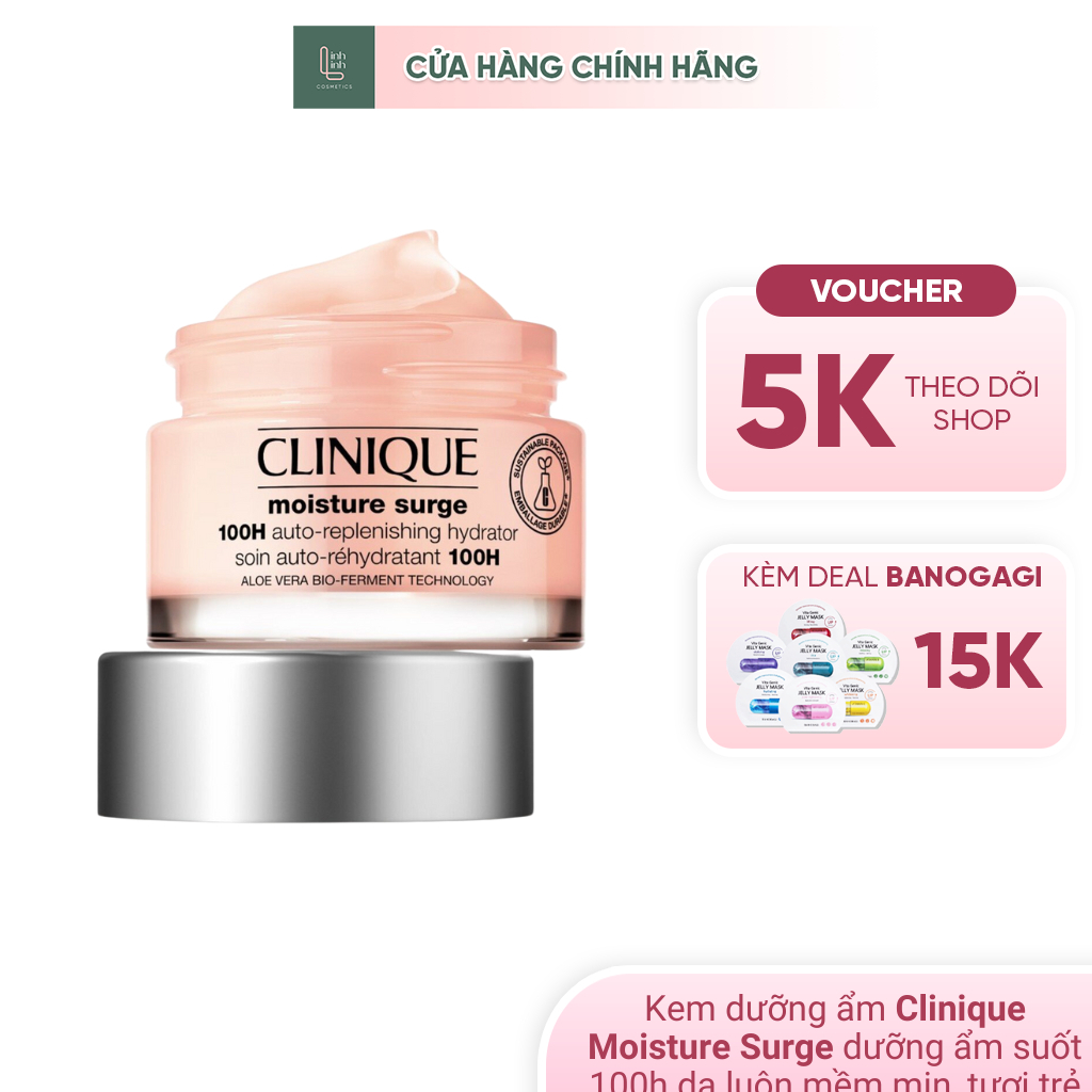 Kem Dưỡng Ẩm Clinique Moisture Surge 100 - Hour 125ml