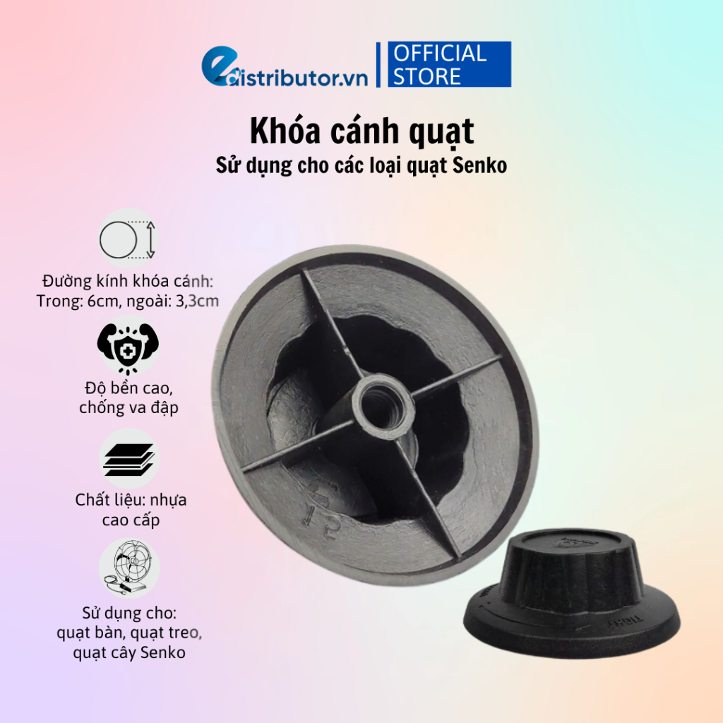 Cánh quạt 3 cánh Senko B3, B4 - Hàng chính hãng