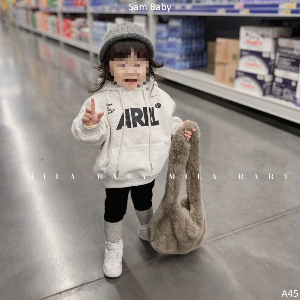 Áo hoodie ARRL đơn giản cho bé-Sam Baby-A45