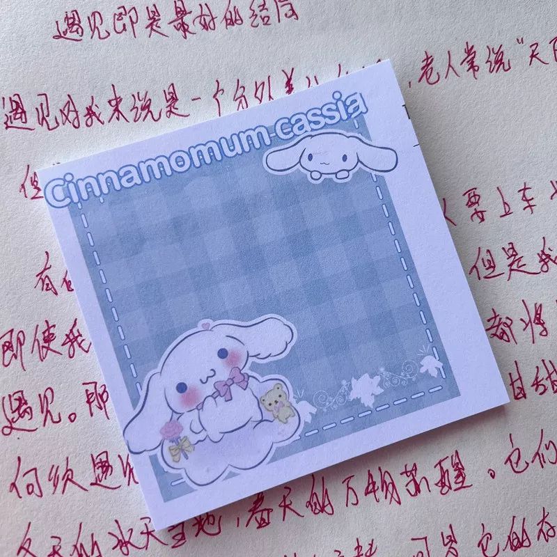 50 Tờ Note Pad Giấy Nhớ Sanrio Gingham