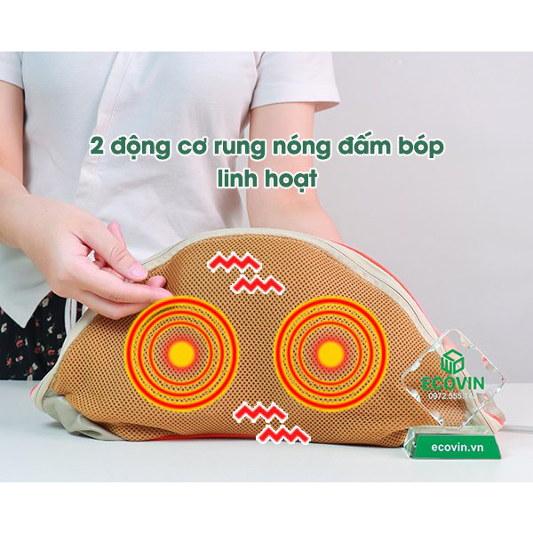 Máy Đấm Lưng BEAME BM-V27, Đai Massage Cổ Vai Gáy, Máy Massage Lưng Cổ Vai Gáy