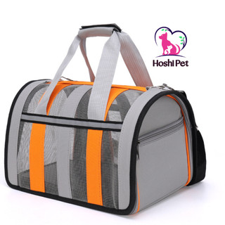 Túi Lưới vận chuyển chó mèo chó mèo dạng lưới thoáng mát kích thước dưới 8kg Hoshi Pet TVC02
