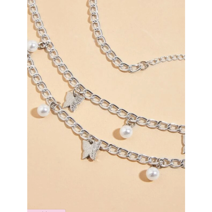 Dây eo vòng eo thắt lưng eo bum 2 tầng hot trend xích váy bum 2 tầng