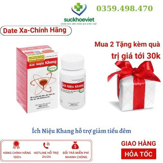 Ích Niệu Khang hỗ trợ giảm tiểu đêm - Hạn chế tiểu nhiều lần - Hộp 80 viên