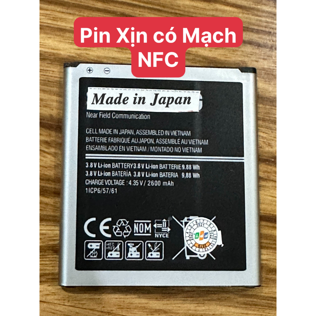 Pin Cho SamSung J2 Prime  Pin Zin có Mạch NFC