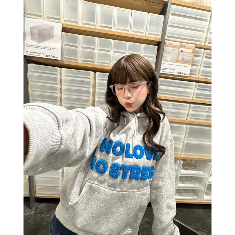 Áo Hoodie NOLOVE nỉ bông dày THOXRI