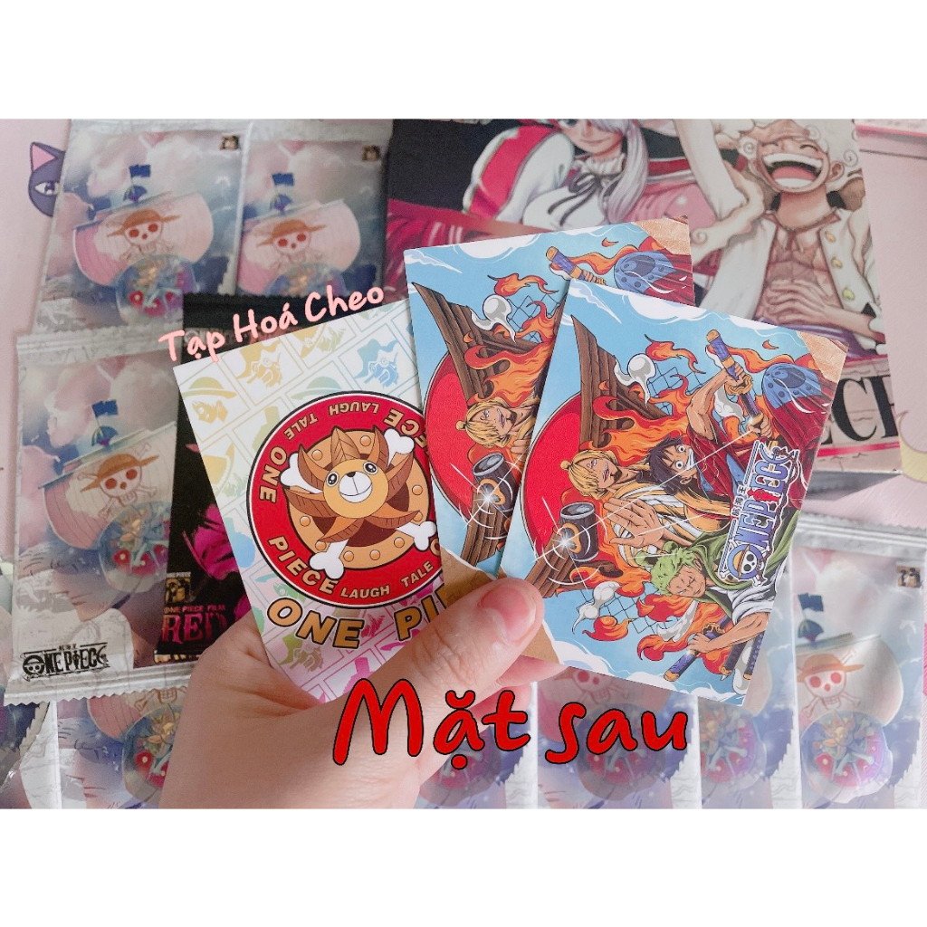 Hộp Thẻ Bài Nhân Phẩm One Piece ver Shark Uta - Hộp 10 Pack 30 Thẻ + 1 Pack 1 Card Hiếm siêu đẹp