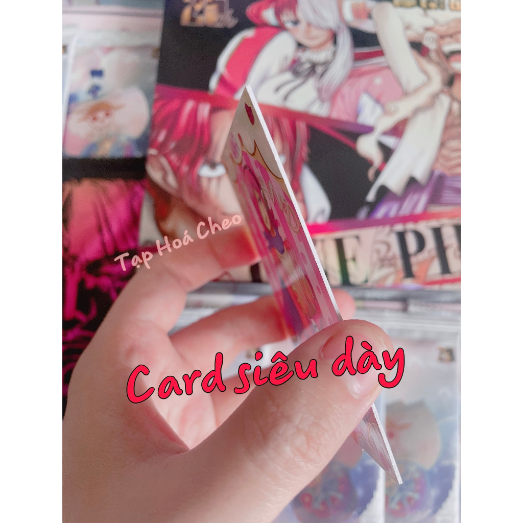 Hộp Thẻ Bài Nhân Phẩm One Piece ver Shark Uta - Hộp 10 Pack 30 Thẻ + 1 Pack 1 Card Hiếm siêu đẹp